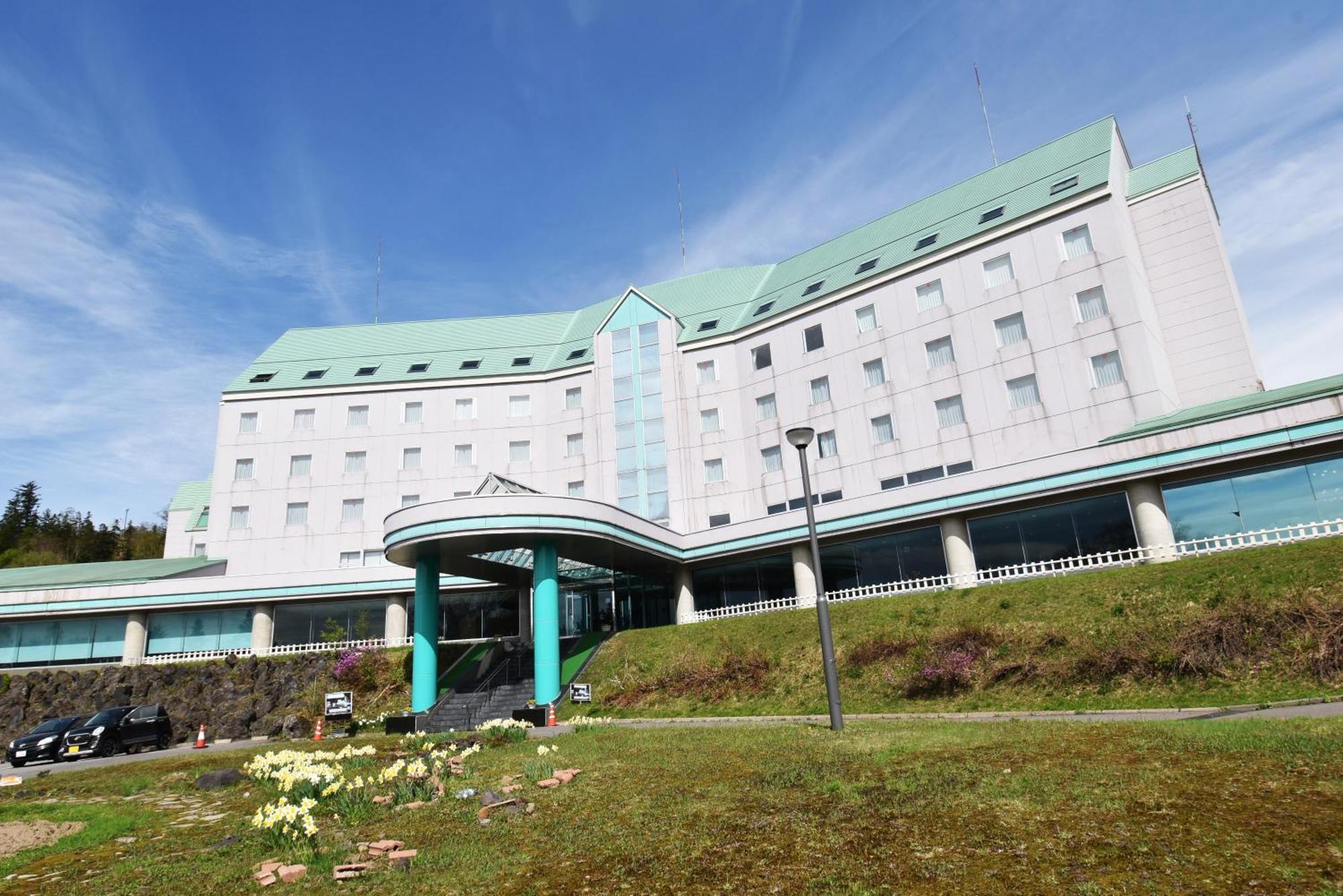 Biei Shirogane Onsen Hotel Park Hills Esterno foto