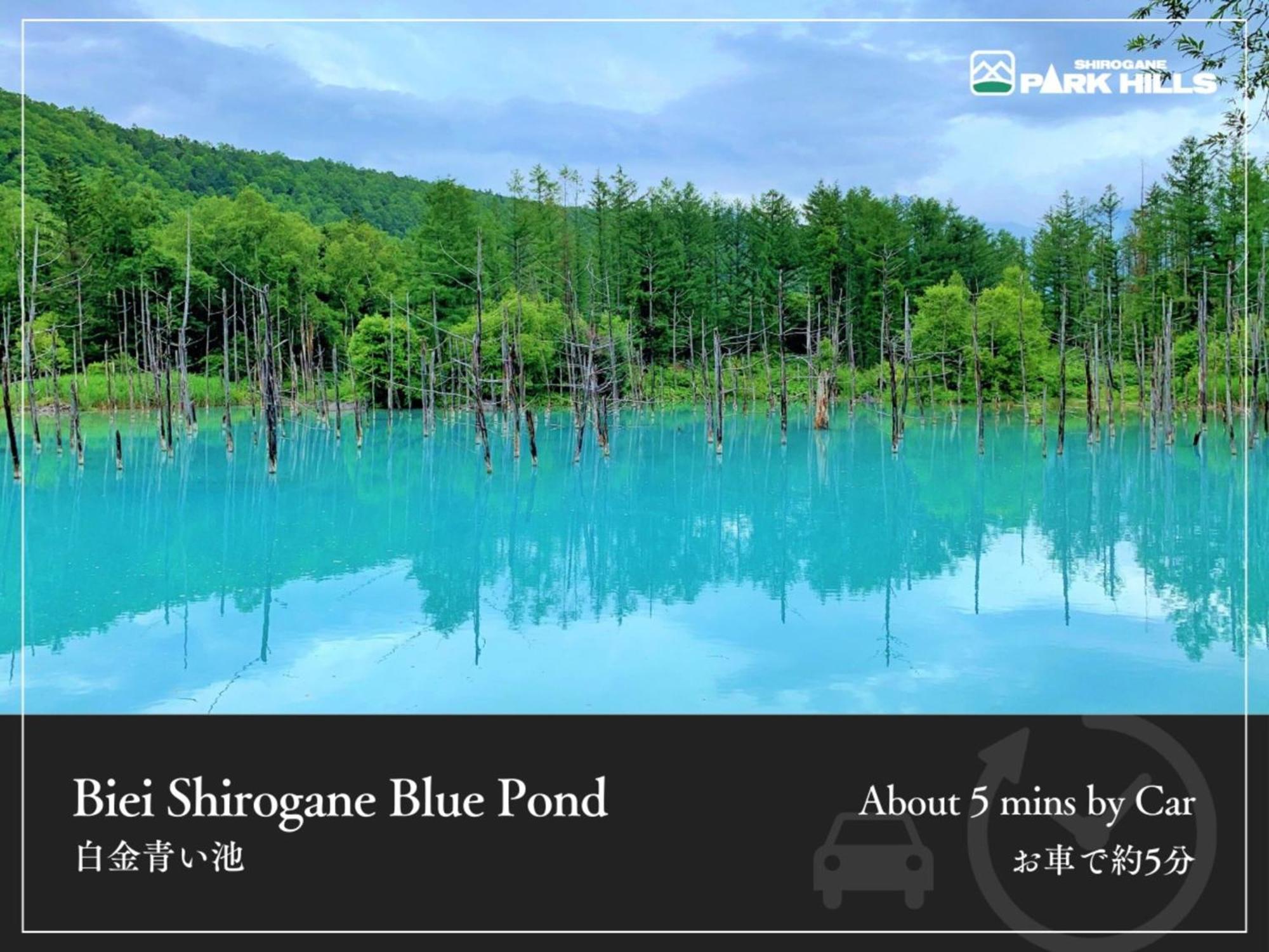 Biei Shirogane Onsen Hotel Park Hills Esterno foto